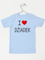 i love dziadek koszulka z krótkim rękawem kolor błękitny 108