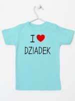 i love dziadek koszulka z krótkim rękawem kolor miętowy 108