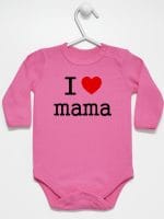 i love mama body z długim rękawem kolor ciemny różowy 009 i love mama body z długim rękawem kolor ciemny różowy 009