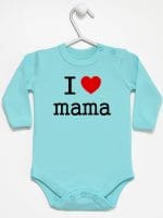 i love mama body z długim rękawem kolor miętowy 009 i love mama body z długim rękawem kolor miętowy 009