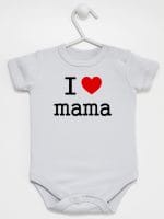 i love mama body z krótkim rękawem kolor szary 009 i love mama body z krótkim rękawem kolor szary 009