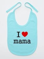 i love mama śliniak niemowlęcy kolor miętowy 009