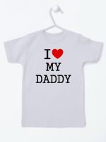 i love my daddy koszulka z krótkim rękawem kolor szary 137