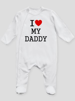 i love my daddy pajacyk śpioszek ze stópkami 137