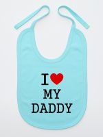 i love my daddy śliniak niemowlęcy kolor miętowy 137