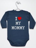 i love my mommy body z długim rękawem kolor granatowy 138