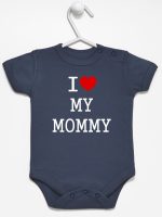 i love my mommy body z krótkim rękawem kolor granatowy 138