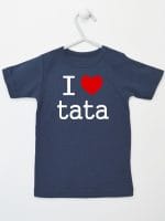 i love tata koszulka z krótkim rękawem kolor granatowy 010