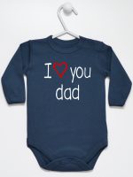 i love you dad z sercem body z długim rękawem kolor granatowy 089 i love you dad z sercem body z długim rękawem kolor granatowy 089