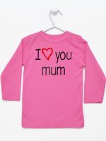 i love you mum z sercem koszulka z długim rękawem kolor ciemny różowy 088 i love you mum z sercem koszulka z długim rękawem kolor ciemny różowy 088