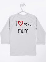 i love you mum z sercem koszulka z długim rękawem kolor szary 088 i love you mum z sercem koszulka z długim rękawem kolor szary 088