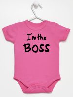 i'm the boss body z krótkim rękawem kolor ciemny rózowy 149