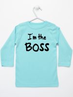 i'm the boss koszulka z długim rękawem kolor miętowy 149