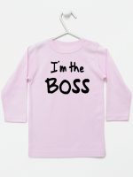 i'm the boss koszulka z długim rękawem kolor różowy 149