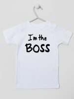 i'm the boss koszulka z krótkim rękawem kolor biały 149