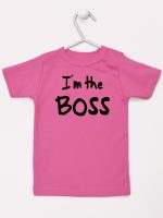 i'm the boss koszulka z krótkim rękawem kolor ciemny różowy 149