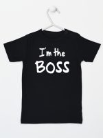i'm the boss koszulka z krótkim rękawem kolor czarny 149