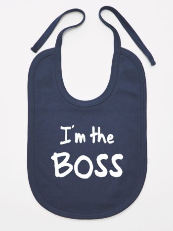 i'm the boss śliniak niemowlęcy kolor granatowy 149