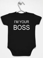 i'm your boss body z krótkim rękawem kolor czarny 005