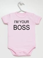 i'm your boss body z krótkim rękawem kolor różowy 005