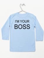 i'm your boss koszulka z długim rękawem kolor błękitny 005