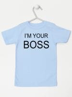 i'm your boss koszulka z krótkim rękawem kolor błękitny 005