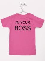 i'm your boss koszulka z krótkim rękawem kolor ciemny różowy 005