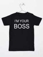 i'm your boss koszulka z krótkim rękawem kolor czarny 005