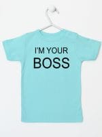 i'm your boss koszulka z krótkim rękawem kolor miętowy 005