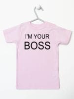 i'm your boss koszulka z krótkim rękawem kolor różowy 005