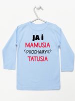 ja i mamusia kochamy tatusia koszulka z długim rękawem kolor błękitny 243 ja i mamusia kochamy tatusia koszulka z długim rękawem kolor błękitny 243