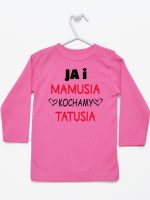 ja i mamusia kochamy tatusia koszulka z długim rękawem kolor ciemny różowy 243 ja i mamusia kochamy tatusia koszulka z długim rękawem kolor ciemny różowy 243