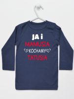 ja i mamusia kochamy tatusia koszulka z długim rękawem kolor granatowy 243 ja i mamusia kochamy tatusia koszulka z długim rękawem kolor granatowy 243
