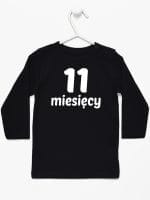 jedenaście miesięcy koszulka z długim rękawem kolor czarny 023