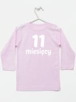 jedenaście miesięcy koszulka z długim rękawem kolor różowy 023