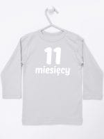 jedenaście miesięcy koszulka z długim rękawem kolor szary 023