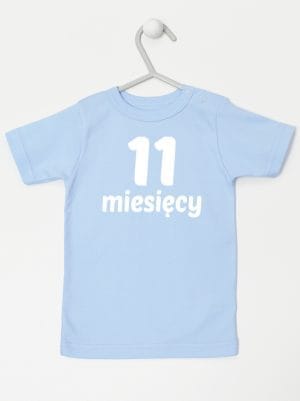 jedenaście miesięcy koszulka z krótkim rękawem kolor błękitny 023