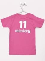 jedenaście miesięcy koszulka z krótkim rękawem kolor ciemny różowy 023