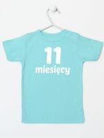 jedenaście miesięcy koszulka z krótkim rękawem kolor miętowy 023