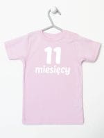 jedenaście miesięcy koszulka z krótkim rękawem kolor różowy 023