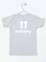 jedenaście miesięcy koszulka z krótkim rękawem kolor szary 023
