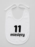 jedenaście miesięcy śliniak niemowlęcy kolor biały 023