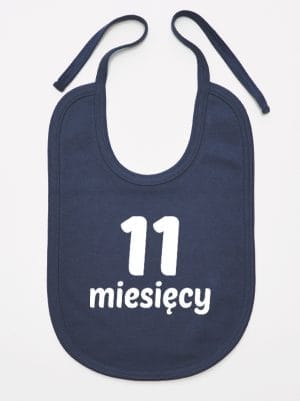 jedenaście miesięcy śliniak niemowlęcy kolor granatowy 023