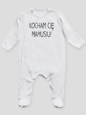 kocham cię mamusiu pajacyk śpioszek ze stópkami 053