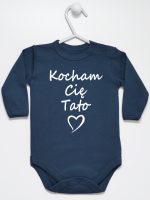 kocham cię tato body z długim rękawem kolor granatowy 115 kocham cię tato body z długim rękawem kolor granatowy 115