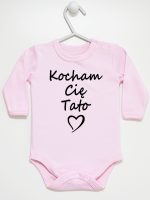 kocham cię tato body z długim rękawem kolor różowy 115 kocham cię tato body z długim rękawem kolor różowy 115