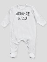 kocham cię tatusiu pajacyk śpioszek ze stópkami 054