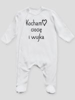 kocham ciocię i wujka pajacyk śpioszek ze stópkami 129