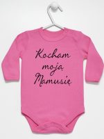 kocham moją mamusię body z długim rękawem kolor ciemny różowy 144 kocham moją mamusię body z długim rękawem kolor ciemny różowy 144
