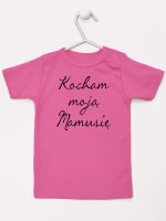 kocham moją mamusię koszulka z krótkim rękawem kolor ciemny różowy 144